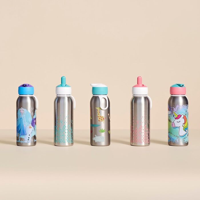 Термос Campus Flip-up - Ізольована пляшка для пиття для дітей - Термос з нержавіючої сталі - Зберігає напої гарячими протягом 4 годин і холодними протягом 12 годин - Без BPA - 350 мл - Людина-павук