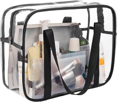 Прозора туалетна сумка Прозора сумка-торбинка Дорожні сумки ПВХ Туалетна сумка Дорожня сумка-органайзер Водонепроникна пеленальна