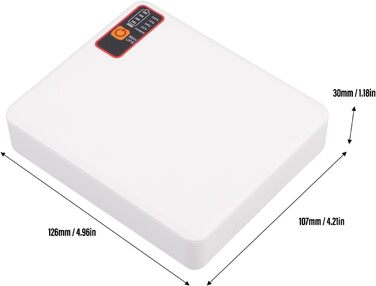 ДБЖ (UPS) міні для роутера/модему, 15600 мАг, USB-C, для бізнесу та геймерів, зелений пластик, 5x4x1.2 см (EU-штекер)