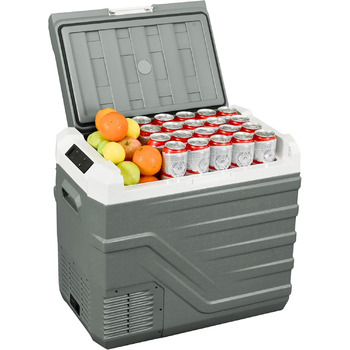 Портативний електричний холодильник 44 л, портативний холодильник 12 В/24 В постійного струму 100 240 вольт змінного струму для ав