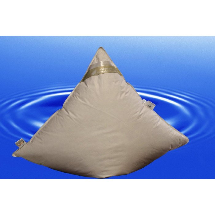 Пухова подушка Betten Hofmann, 80x80 см, 100 пух, плоска подушка, суперм&39яка, 450 г пуху, натуральний продукт