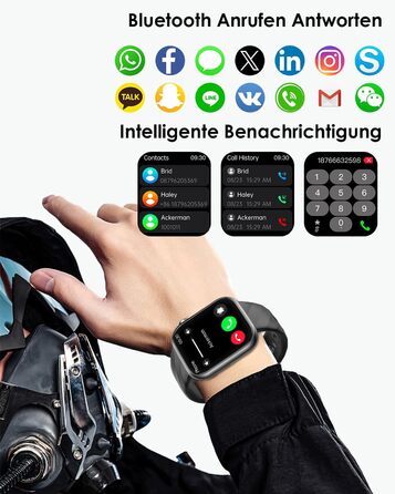 Новий смарт-годинник з ЕКГHRV/ІМТ/сечовою кислотою для чоловіків і жінок, 1,97-дюймовий AMOLED годинник для здоров&39я з Bluetooth-дзвінками, 24-годинний монітор серцевого ритму/сну/кров&39яного тиску/екстрений виклик SOS, фітнес-годинник для Android/iOS 