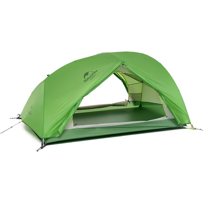 Намет Naturehike Star-River, двомісний намет на 2 особи, надлегкий намет, для походів, водонепроникний, для пішого туризму, кемпінговий намет, 20D, зелений