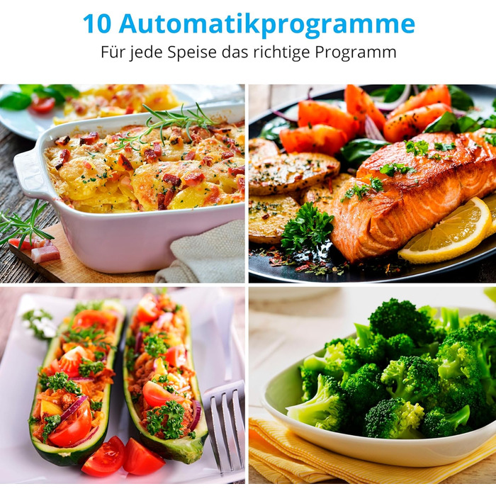 Мікрохвильова піч MEDION 3 в 1 з функцією гриля та конвекції (23 літри, 900 Вт, 1 000 Вт гриль, 1 680 Вт гаряче повітря, 10 автоматичних програм, функція розморожування, дисплей, MD11493) чорний