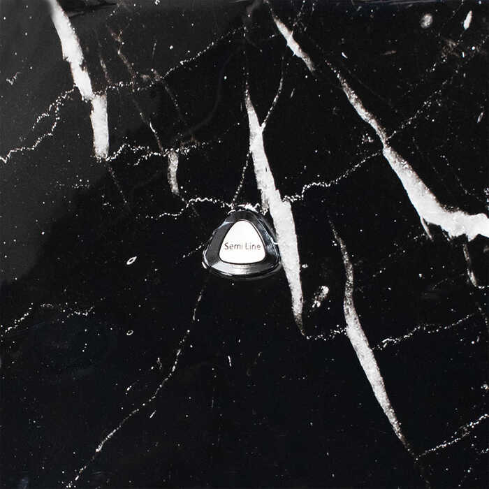 Валіза Semi Line 24' (M) Black Marble (T5730-2)