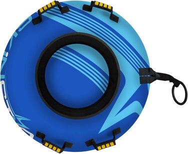 Професійна снігова трубка санки боб сани шина снігова шина розсувна шина Ø100см синя