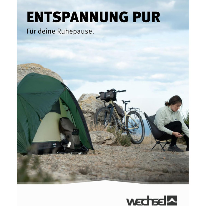Трекінговий намет Wechsel Exogen 1/2 I Легкий намет для 1 особи / 2 осіб I Ультралегкий намет I Компактний, швидко встановлюється та портативний I Намет для кемпінгу, походів та перевезення велосипедів 1 ОСІБ.
