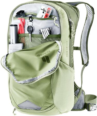 Велосипедний рюкзак Deuter Race Air 143 Mineral-grove 143 L