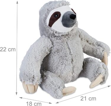 Лінивий дверний обмежувач, тканина та пісок, дверний бампер для підлоги, внутрішній, HBT 22 x 21 x 18 см, декоративний дверний міш