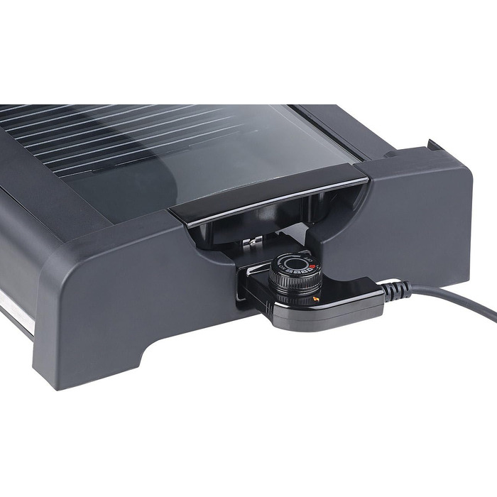 Електричний гриль Rosenstein & Shne Настільний гриль зі скляною кришкою, пластина для гриля з керамічним покриттям, 1 650 Вт (елек