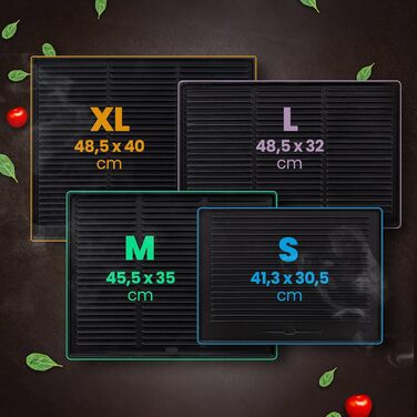 Чавунна пластина для гриля CLP I для газового гриля, вугільного гриля та електричного гриля, колір антрацит, розмір 41,3x30,5 см 41,3x30,5 см Антрацит