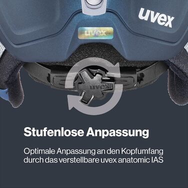 Надзвичайно легкий, безпечний лижний шолом з індивідуальним регулюванням розміру для дітей - Race Midnight - сріблястий матовий - 54-58 см