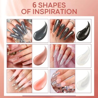 Набір полігелю Modelones (6 відтінків)