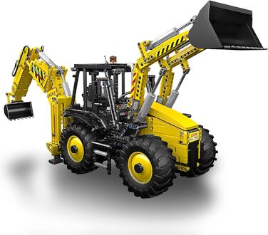 Екскаватор-навантажувач Model Building Set Remote Controled Electric 2239 Pcs Bulldozer Clamping Blocks Construction Kit Technolog