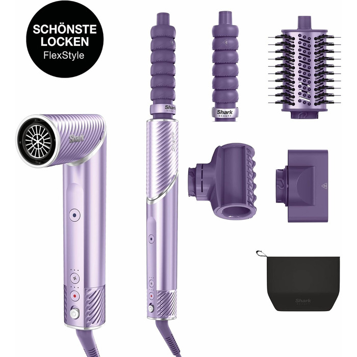Стайлер для волосся Shark FlexStyle IonCurl сушіння, завивка, стайлінг, фіолетовий