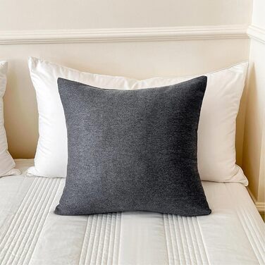 Доріжка для ліжка OSVINO, серія Однокольорова, поліестер, вінтажний декор для вітальні, темно-сірий 180 x 48 см для ліжка 180 см, темно-сірий 180 x 50 см для ліжка 120 см