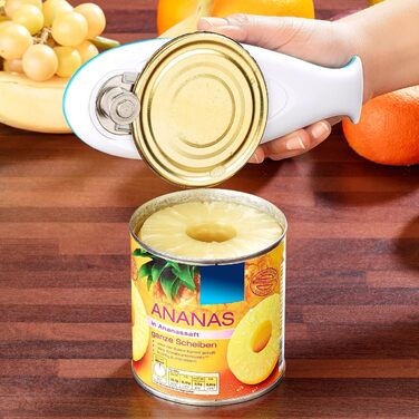 Консервний нож Rosenstein & Shne Електричний безпечний відкривач для консервних банок для відкривання, що закривається (відкривач для консервів для інвалідів, автоматичний відкривач для консервів, розенштейн Shne електричний)