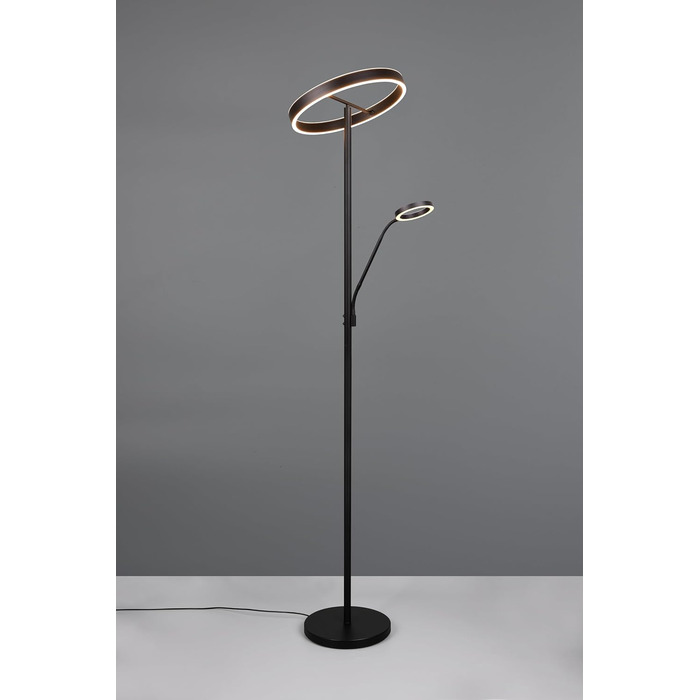 Стільник LED Trio Willis 449510232, матовий чорний метал, 39 5.5 Вт, регульована колірна температура, диммер