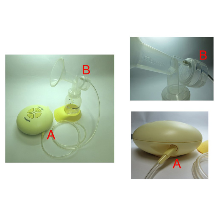Доїльний насос Maymom Сумісний з молоковідсосом Medela Swing. Щиток для грудей Bevat, головка клапана, мембрана клапана та шланг С