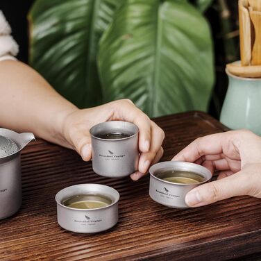 Титанова кружка Boundless Voyage з подвійними стінками, портативна, кемпінгова, легка, дорожня кружка, багаторазова, для кемпінгу, подорожей, пікніка, ti3148d, Ti3148D/EU/88