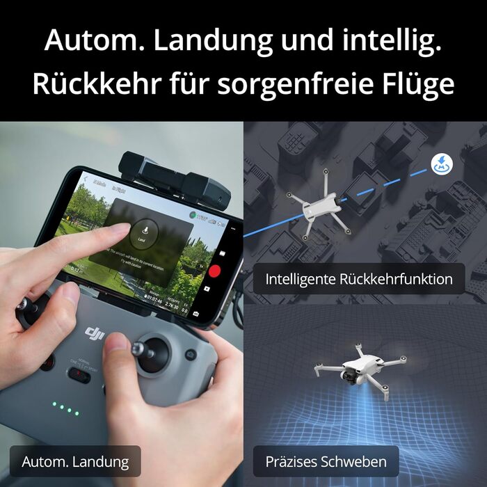 Легкий і складаний міні-дрон з камерою, відео 4K HDR, час польоту 38 хвилин, дистанційне керування, справжні вертикальні знімки та