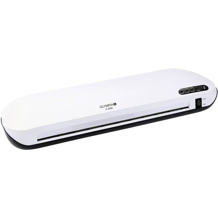 Ламінатор Olympia A 3250 A3 (75-250 мікрон, сучасний дизайн, гаряче та холодне ламінування, ламінатор для офісу, професійний ламінатор для фотографій та документів) одинарний