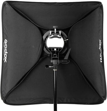 З кронштейном Godox S-Type Speedlite, комплект Bowens Mount Portable Godox Softbox 60 см для Godox (Godox Softbox SFUV6060) Godox softbox 24', 60x60