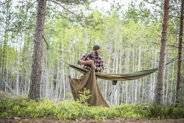 Військове пончо Helikon-Tex Swagman Roll, багатоцільове пончо від дощу та надзвичайних ситуацій, спорядження для виживання, ковдра та куртка Woobie, один розмір, колір аквамаринового синього кольору
