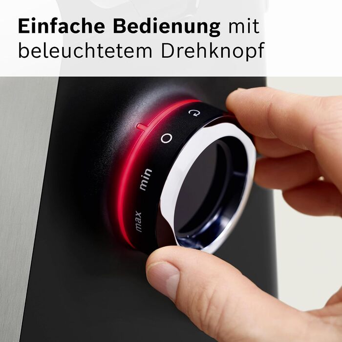 Електрична м'ясорубка Bosch Serie 8 MultiPower MFWS840M, 2500 Вт, нержавіюча сталь, 3 диски (3/4.5/8 мм), насадки для кеббе та ковбас, шинка-терка, придатна для миття в посудомийній машині