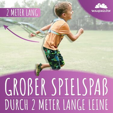 Дитяча повідка для коня світло-блакитний WOLKENGLÜCK