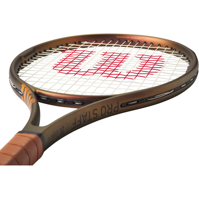 Тенісна ракетка Wilson Pro Staff 26 V14 — 26 дюймів, коричнева, зі струнами