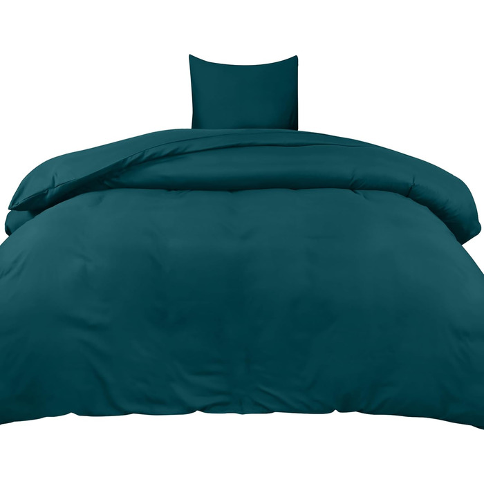 Постільна білизна Utopia 135x200 Set - Підковдра з мікрофібри 135x200 см 1 наволочка 80x80 см - Бірюзова 135x200см 1 x Наволочка 8