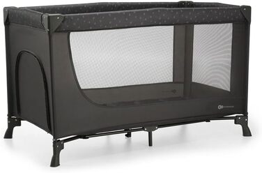 Дорожнє ліжечко Kinderkraft Joy Light, дитячі ліжечка, практичне, сучасний дизайн, невеликі розміри у складеному вигляді, сумка, сірий колір Joy light Light Grey