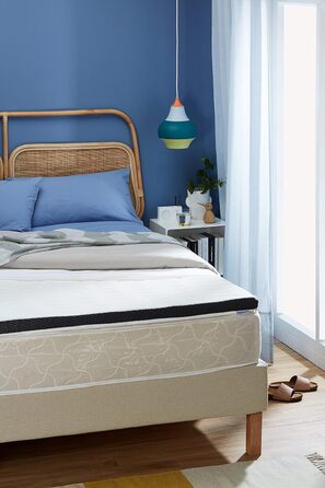 Наматрацник Storeo Basics Comfort з піни з ефектом пам&39яті, плюшевий, 180 x 200 см, висота 7 см, білий 180 x 200 x 7 см