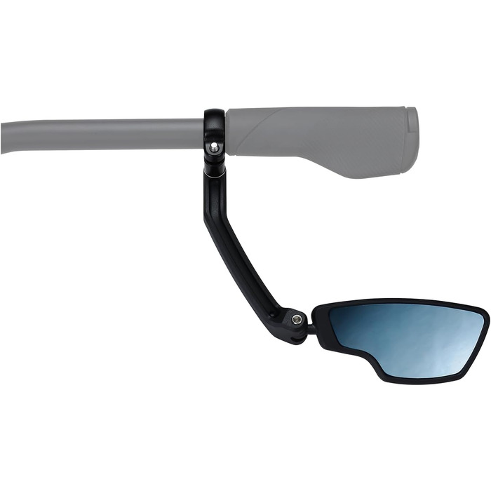 Дзеркало заднього виду для велосипеда BBB Cycling CityView для електровелосипеда, ліве - підходить для керма Ø 19-26 мм - антиблікове покриття - дзеркало заднього виду для велосипеда - чорне - BBM-05 - ліве