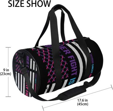 Спортивна сумка-дорожня, сумка для підтримки людей з раком щитовидної залози, універсальна сумка для подорожей на вихідні для чоловіків та жінок