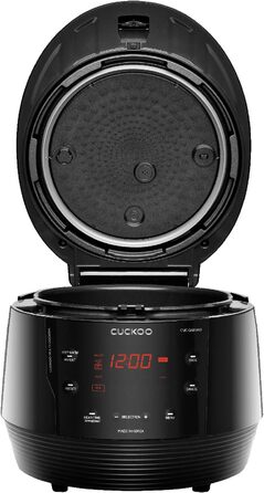 Мультиварка CUCKOO CMC-QAB549S Premium ICOOK Q5 8-в-1, 10 попередньо встановлених режимів, чорна