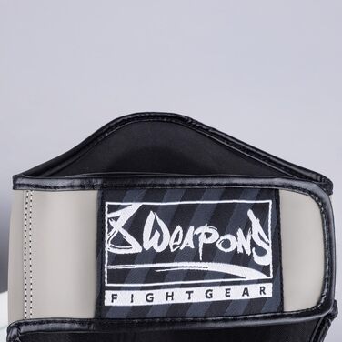 ЗБРОЇ Щитки для гомілок Unlimited 2.0, піщано-чорні, для тренувань та змагань, високоякісна синтетична шкіра та ідеальна амортизація, для муай-тай, K1, MMA, карате та кікбоксингу, 8