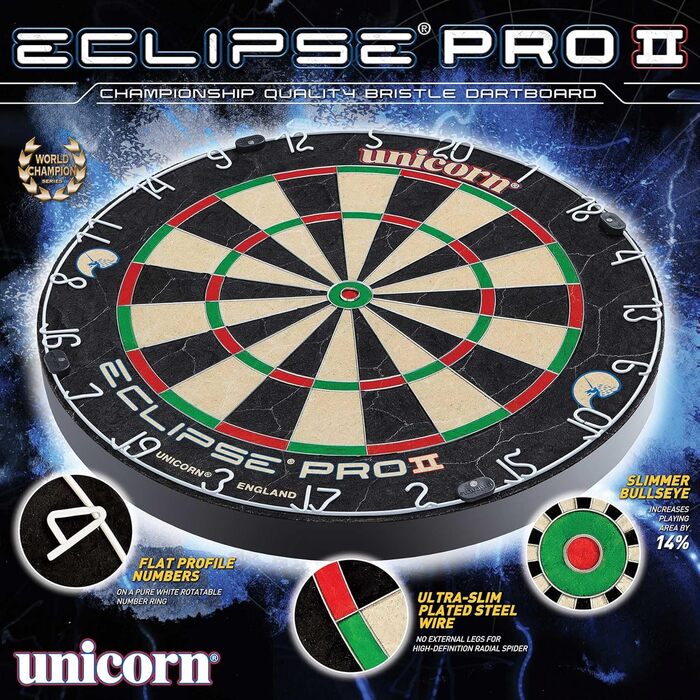Мішень для дартсу Unicorn Eclipse Pro 2 (професійний сизаль)
