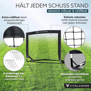 Набір дитячих футбольних воріт із кріпленням стінки-мішеней, включаючи картки-випробування - футбольні ворота для дітей у саду, вуличні футбольні ворота для дітей, ворота, футбольні ворота, ворота