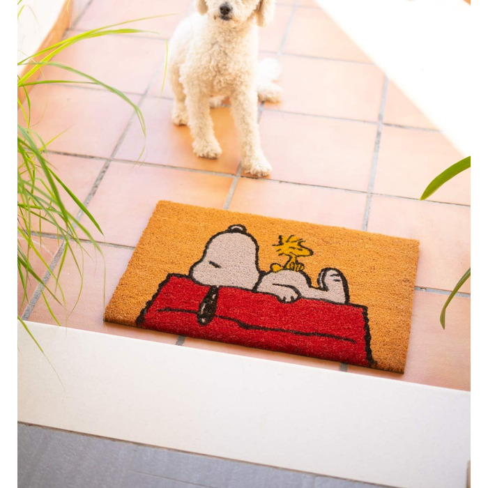 Килимок Grupo Erik Coconut Mat для дверей Peanuts Snoopy Килимок для вловлювання бруду 40x60 см - Peanuts Snoopy Подарунки Мерч