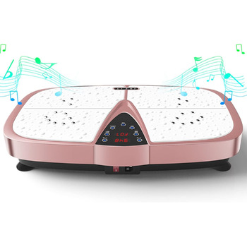 Вібраційна пластина коливання, вібрація та 3D-рух Велика протиковзка поверхня, динамік Bluetooth, втрата жиру, 3D Power