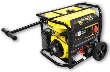 Генератор BAMATO BGE-5400 Інверторний генератор Технологія AVR 4-тактний бензиновий двигун 420 куб.см 12,2 к.с. 5400 Вт Роз&39єми 1 x 400 В, 2 x 230 В та 1 x 12 В постійного струму