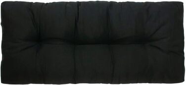 Тафтингова подушка для сидіння Loveseat для гойдалок, патіо, саду, Wicher, функції Loveseat, 1 упаковка, стільці, килимок, відкидне сидіння, сидіння для плетеного сидіння, 106 x 45 см, чорний