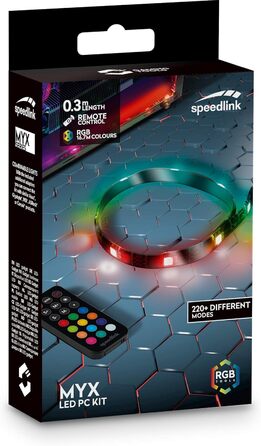 Комплект світлодіодних ПК Speedlink MYX - Rgb, кольори вибираються окремо для кожної світлодіодної лампи, різнокольорові