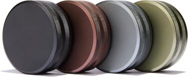 Контейнер для снюсу преміум-класу XL Водонепроникний, надзвичайно великий відсік без кишені для використаного мішечка, елегантний та міцний обідок Розкішний металевий контейнер для снюсу та мішечків 4 кольори, що налаштовуються (коньячний - коричневий) Ко