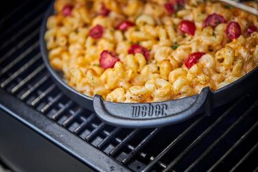 Чавунна планча Weber для системи Gourmet BBQ рівномірний нагрів, для риби, овочів та страв-смажениць чорна (7421)