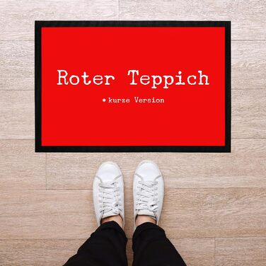 Килимок для дверей MoonWorks Red Carpet Short Version Hollywood Non-slide & Wool Wash White 60x40 см