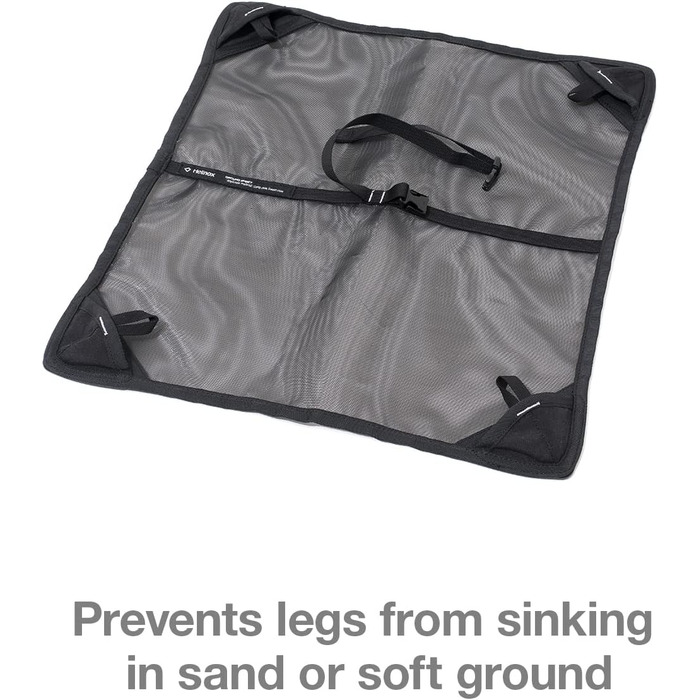 Підкладка Helinox Цей легко зберігається, цей незамінний аксесуар допомагає запобігти провалюванню крісла в пісок або м&39який ґрунт. 22 дюйми (Д) x 10 дюймів (Ш) x 2 дюйми (В)