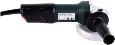 Кутова шліфувальна машина Metabo WEV 850-125 (603611000) Картонна коробка з регулюванням швидкості, 850 Вт, Ø диска 125 мм, холост
